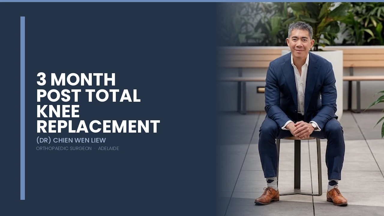 3 month post total knee replacement milestones