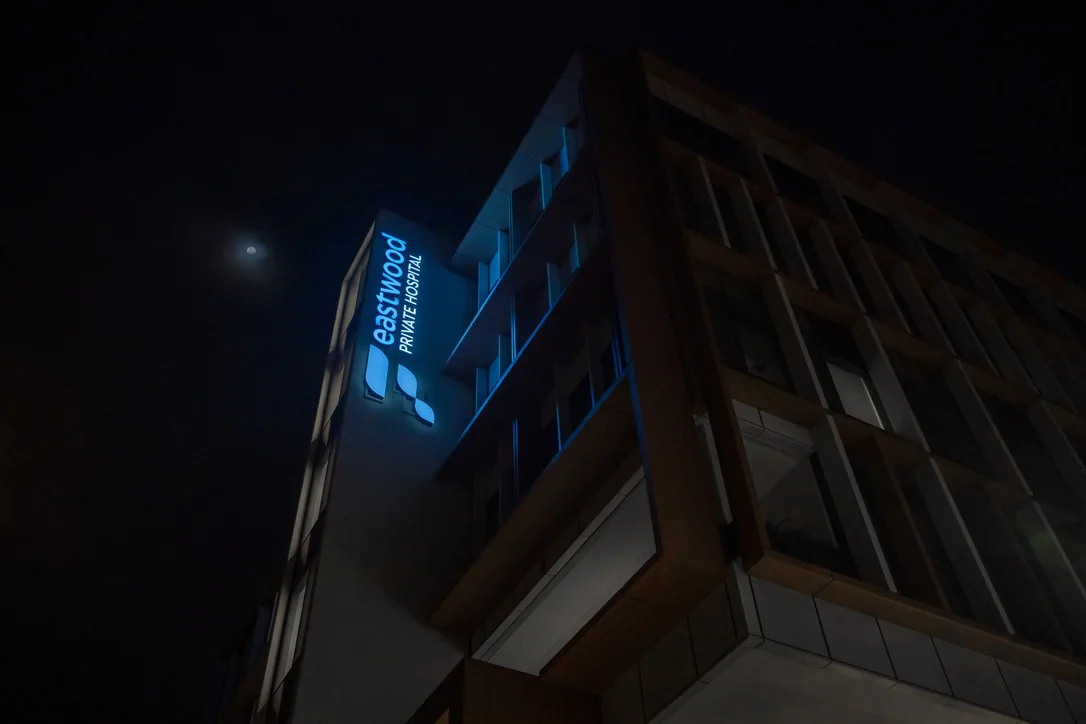 Eastwood Private Hospital Adelaide at night - Orthopaedics 360
