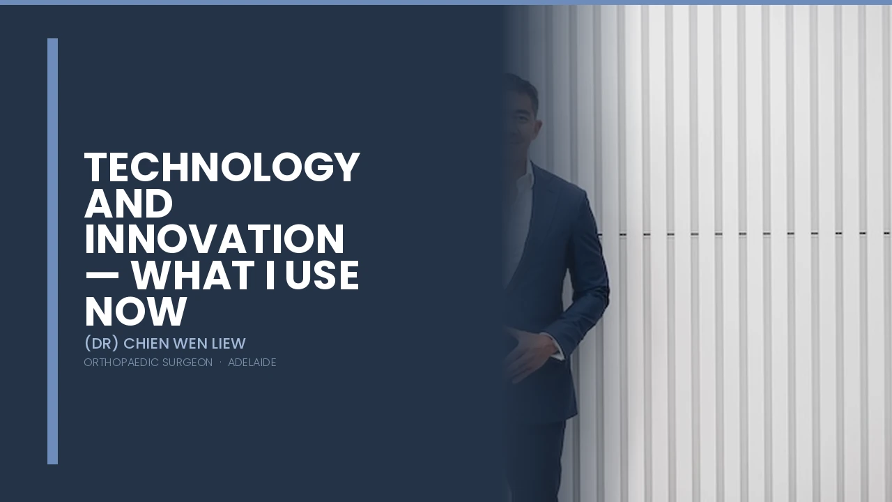 Technology and Innovation — Dr Chien-Wen Liew Adelaide
